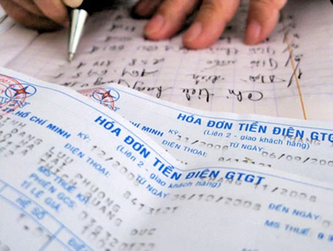 Hóa đơn điện kinh doanh. Hóa đơn điện kinh doanh.