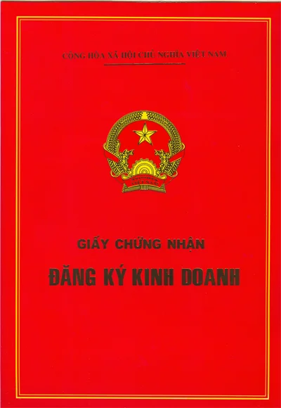 Giấy chứng nhận đăng ký kinh doanh.