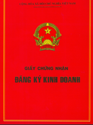 Mẫu giấy chứng nhận đăng ký kinh doanh