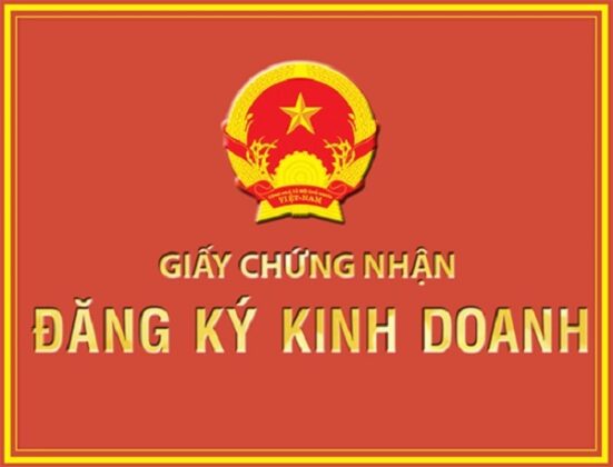 Giấy chứng nhận đăng ký kinh doanh.