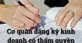đăng ký kinh doanh ở cơ quan nào