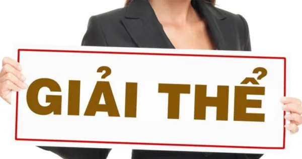 Thông báo giải thể doanh nghiệp.