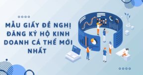 Mẫu giấy đề nghị đăng ký hộ kinh doanh cá thể mới nhất 