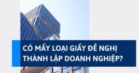 [Giải đáp] Có mấy loại giấy đề nghị thành lập doanh nghiệp? 