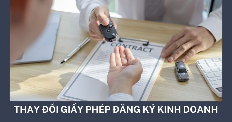 Thay đổi giấy phép đăng ký kinh doanh