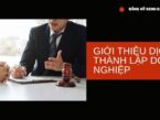 Giới thiệu dịch vụ thành lập doanh nghiệp