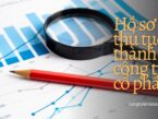 Hướng dẫn thủ tục thành lập công ty cổ phần theo quy định