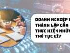 Doanh nghiệp mới thành lập cần thực hiện những thủ tục gì?